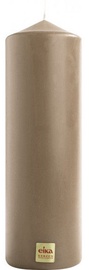 Eika Pillar Candle 21x7cm Light Brown