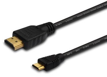 Savio Cable Mini HDMI / HDMI 1.5m Black
