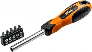 Ega 452 Screwdriver 1/4'' + Bits 5pcs