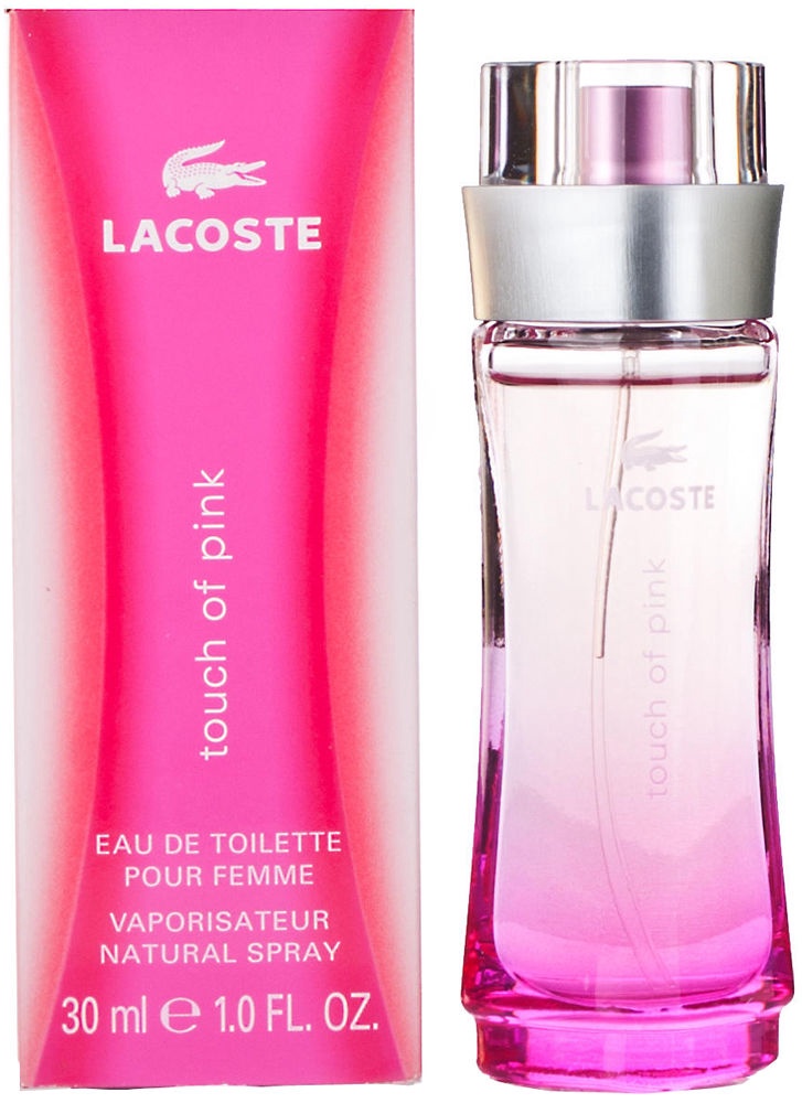 lacoste touch of pink eau de toilette 30ml