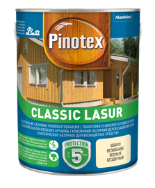 Puidukaitsevahend Pinotex Classic Lasur AE, pähkel 3L