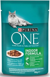 Purina ONE Indoor Formula Tuna And Green Beans 85g