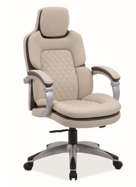 Signal Meble Q-388 Office Chair Cream/Brown