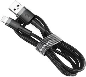 Провод Baseus CALKLF-R09, USB/Apple Lightning, 3 м, черный
