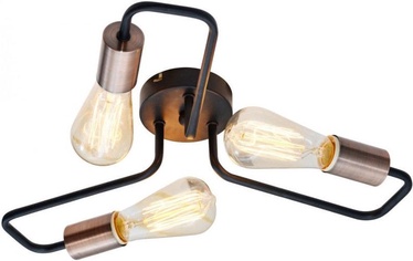 Candellux Herpe 33-66916 Ceiling Lamp 3x60W E27 Black/Copper