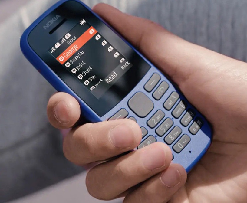 Mobilais telefons Nokia 105 2019, zila, 4MB/4MB