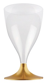 Taurė su auksine kojele, 200 ml, 6 vnt