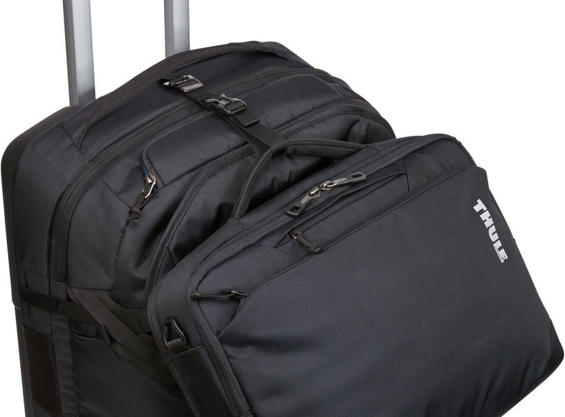 Ceļojumu soma uz riteņiem Thule Subterra Wheeled Duffel, melna, 75 l