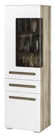 BTS Naomi SK-23 Display Case White/Canyon Oak