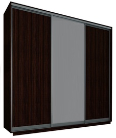 Garant-NV Wardrobe w/ 3 Sliding Doors 210x240x60cm Wenge