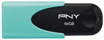 PNY Attaché 4 Pastel Aqua USB 2.0 64GB