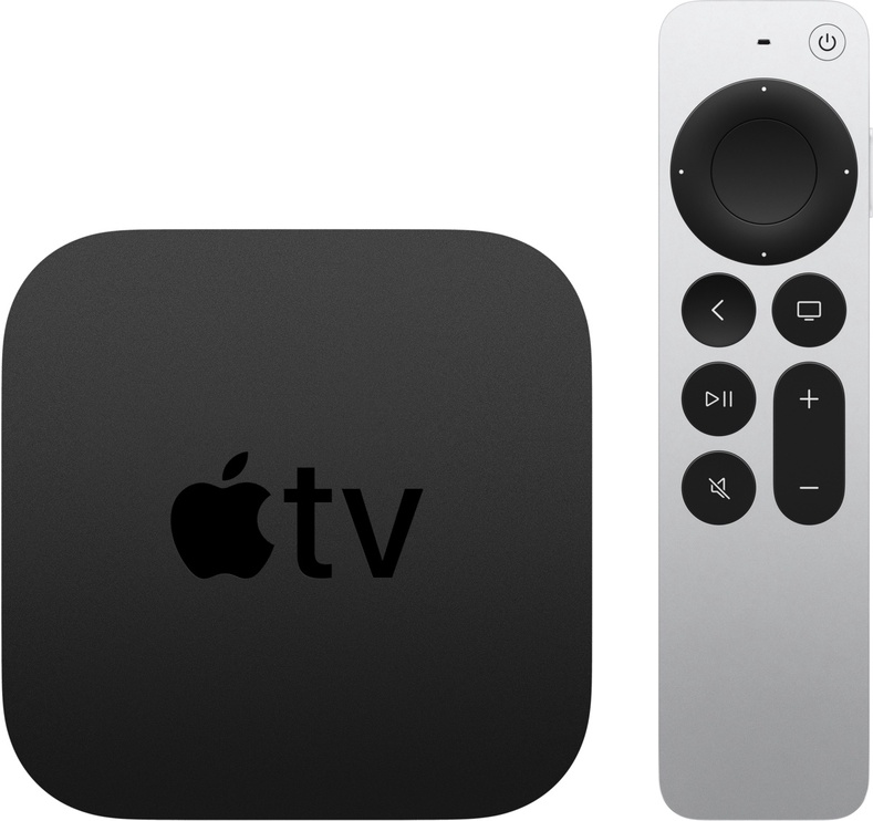 Multivides atskaņotājs Apple TV 4K 64GB 2nd Gen, Apple Lightning, melna