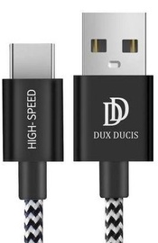 Laidas Dux Ducis, USB Type C/USB, juoda