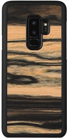 Man&Wood White Ebony Back Case For Samsung Galaxy S9 Plus Black