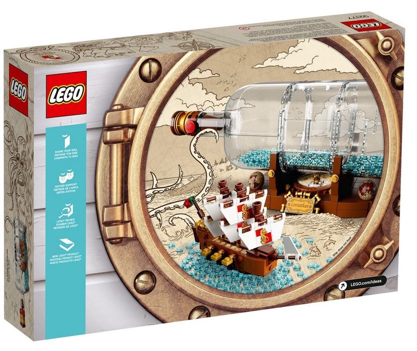 Konstruktors LEGO Ideas Kuģis pudelē 92177, 962 gab.