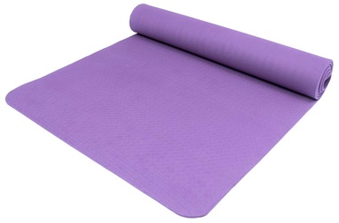 Коврик для фитнеса и йоги Yate TPE SA04739, фиолетовый, 195 см x 61 см x 0.6 см