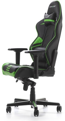 Игровое кресло DXRacer Racing Pro R131-NE, черный/зеленый