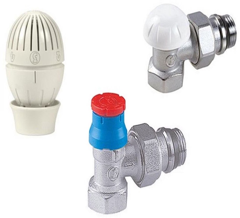 Komplektas Giacomini Radiator System Kit R470F Angular 1/2\" - Senukai.lt