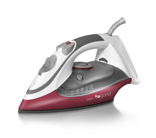 Утюг Luxpol Begood BZE-2400, белый/красный/серый
