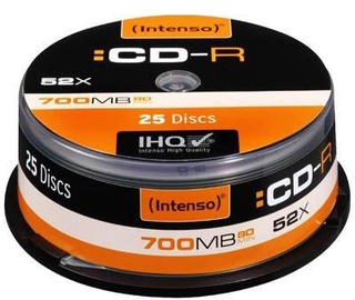 Intenso CD-R 52x 700MB 25pcs. Cake Box 1001624