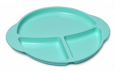 Fissman Kids Divided Plate 25х21cm Light Blue