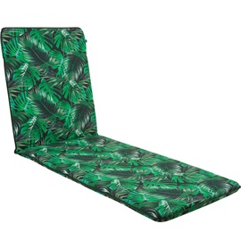 Krēslu spilvens 485371, melna/zaļa, 185 x 60 cm