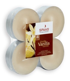 Lõhnaküünal Spaas Vanilla, 4 tk, 10 h