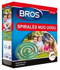 Spiralė uodų atbaidymui Bros, 10 vnt