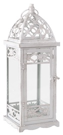 Küünlahoidja Home4you, metall, 39 cm, liivakarva pruun