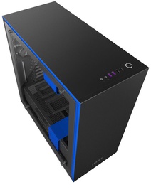 NZXT H700i Mid Tower Matte Black + Blue