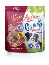 SKANĖSTAI CRISPILLO 180G DIDEL. ŠUNIMS SU JAUTIENA
