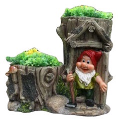 Statuja rūķis, 51.2 cm x 29.5 cm x 43.2 cm, daudzkrāsains