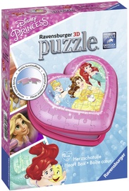3D puzleRavensburger Disney Princess Heart Box 121144, 54 gab.