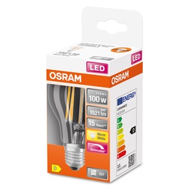 Lambipirn Osram LED, E27, valge, E27, 11 W, 1521 lm