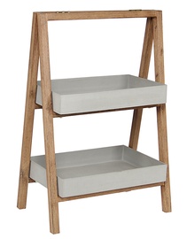 Home4you Sandstone Shelf 70x40x100cm Grey/Brown