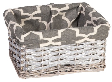 Home4you Basket Max 5 24x18xH12cm Grey