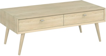 Kafijas galdiņš Home4you Riga 21408, ozola, 1100x550x420 mm