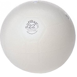 Vingrošanas bumbas Pezzi Softball Maxafe, balta, 220 mm