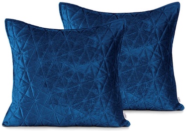 AmeliaHome Laila Pillowcase Royal Blue 45x45cm 2pcs