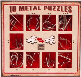 Lauamäng EUREKA! 10 Metal Puzzle Red