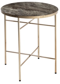 Home4you Coffee Table Astoria 42.5x51cm Marble/Champagne
