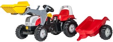Rolly Toys Kid Steyr 6165 CVT Shovel/Trailer White/Red 023936