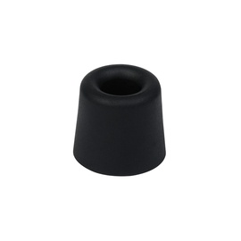 Durvju atbalsts Barcz Door stopper, 30 mm, Ø 28 mm, gumija, melna
