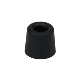 Durų atrama Barcz Door stopper, 3 cm, Ø 2.8 cm, guma, juoda