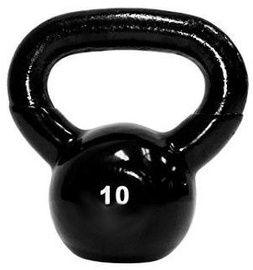 TKO Vinyl Coated Kettlebell Black 10kg