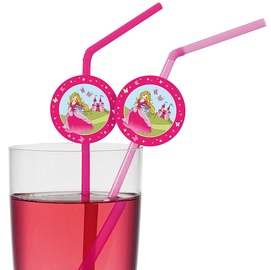 Susy Card Cocktail Straws Disney Princess 24cm 10pcs