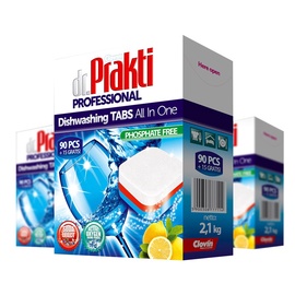 Indaplovių tabletės Dr. Prakti Professional All in One, 105 vnt.
