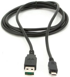 Провод Gembird USB to USB-micro USB 2.0 male, Micro USB male, 1 м, черный