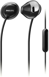 Ausinės Philips Earphones w/Mic Black