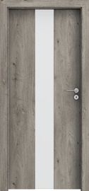 Siseukseleht Porta 2 Portafocus 2, vasakpoolne, siberi tamm, 203 x 84.4 x 4 cm